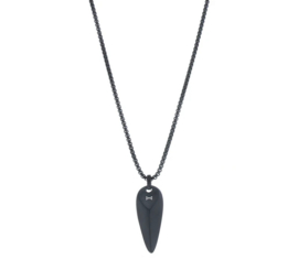 Necklace Triangle - Noir