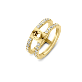 'Trista CZ' ring - Twisted