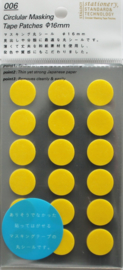 Stalogy 006 Masking Tape Patches - Brilliant Yellow Ø 1.6
