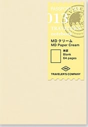 TRAVELER`S Notebook PP - Refill 013 Cream