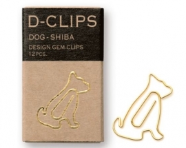 Midori mini D-Clips Dog Shiba Gold 1