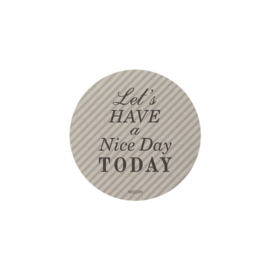 Midori Gift Sticker - “Nice Day” Grey