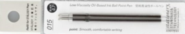 Stalogy 015 Low Viscosity Oil Based Ink Ball Point Pen Refill - 2 pcs