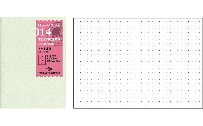 TRAVELER`S Notebook PP - Refill 014 Dot grid