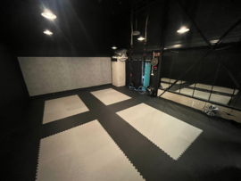 Puzzelmatten Zwart / Grijs 100x100x2cm