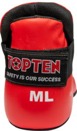 TOP TEN Voetbeschermers Super Fight 3000 Rood