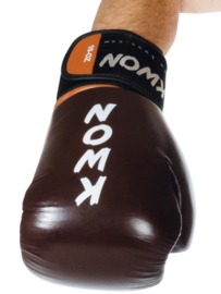 KWON Kickbokshandschoenen KO Champ 12oz Retro Bruin