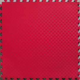 Puzzelmatten Zwart / Rood 100x100x2cm