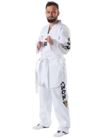 KWON Taekwondo Pak / Dobok Starfighter witte V-hals