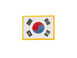 Opnaaiembleem Koreaanse vlag