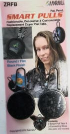Ritssluiting trekker zwart