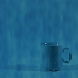 538-4WF Staalblauw, Fusible waterglass