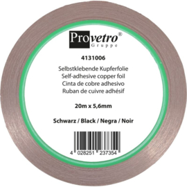 Koperfolie Black coated 5,6 mm Provetro