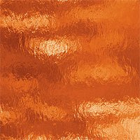 171 RRF Oranje Transparant, Rough Rolled Fusible