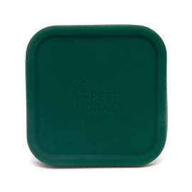 Petit Monkey - Snackboxbox stainless steel - 10x10 + kleuren