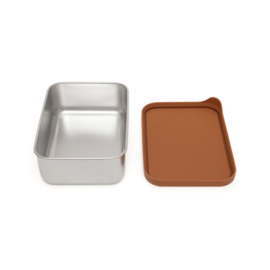 Petit Monkey - Lunchbox stainless steel - 17x13 + kleuren