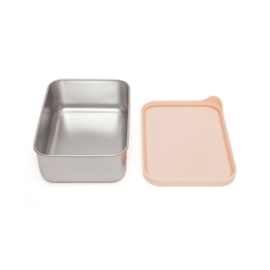 Petit Monkey - Lunchbox stainless steel - 17x13 + kleuren