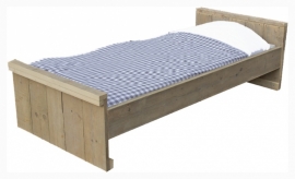 Steigerhouten bed 90x200cm