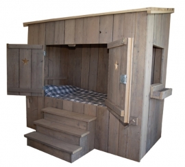 Steigerhouten Bedstee