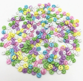 20 miniatuur Knoopjes Geel