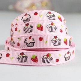 10.00 Cupcake lint roze