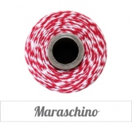 17.02 Baker`s twine rood / wit Maraschino