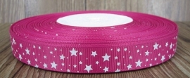 10.00 Roze lint met witte sterren
