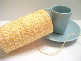 17.01 Baker`s twine oranje / wit Marigold