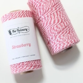 17.02 Baker`s twine rood / wit Strawberry
