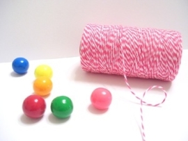 17.02 Baker`s twine roze / wit Pink Sorbet