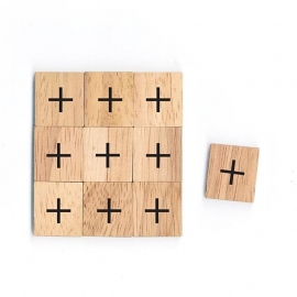 11.03 Houten scrabble blokje: +