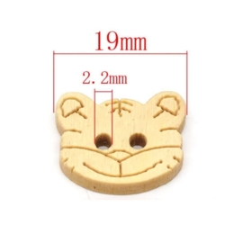 08.04 Houten kat / tijgertjes