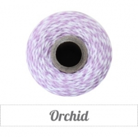 17.02 Baker`s twine licht paars / wit Orchid