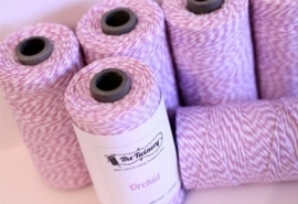 17.02 Baker`s twine licht paars / wit Orchid