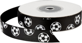 10 Rol voetballint, 15 mm. breed, 20 meter lang.