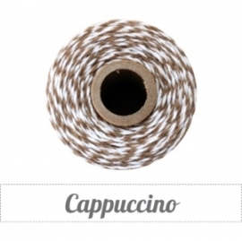 17.02 Baker`s twine donker bruin / wit Cappuccino