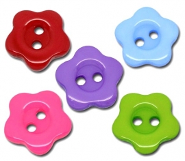 08.02 Gekleurde bloemen knoopjes