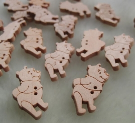 08.04 Houten Winnie de Pooh knoopjes