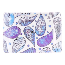 Seifenschale Tropfen violetteblau model 90