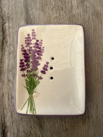 zeepschaaltje met lavendel motief