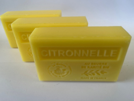 3 stuks 125 gram  citronella zeep