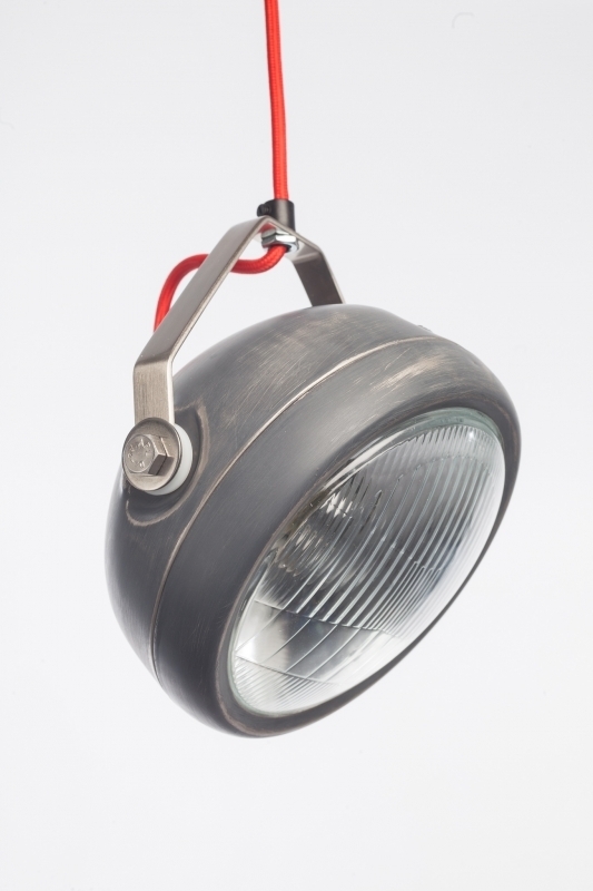 Vintage koplamp grijs het Lichtlab