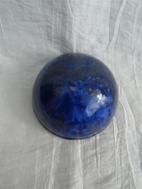 Ronde herinnerings steen medium blauw. HBK 2