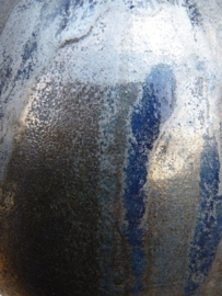 Duo urn blauw / zilvergloed. DU 9