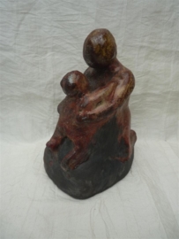 Raku emotie urn "Verbondenheid" 2