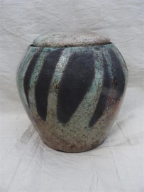 Urn raku turquoise. MU 59