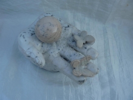 Raku bol en vlinders in hand 7