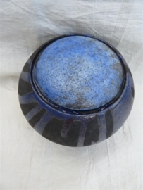 Urn raku blauw. MU 60