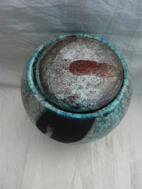 Urn raku turquoise. MU 62