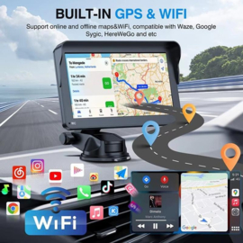 7 inch Android GPS Navigatie met Android Auto en Carplay